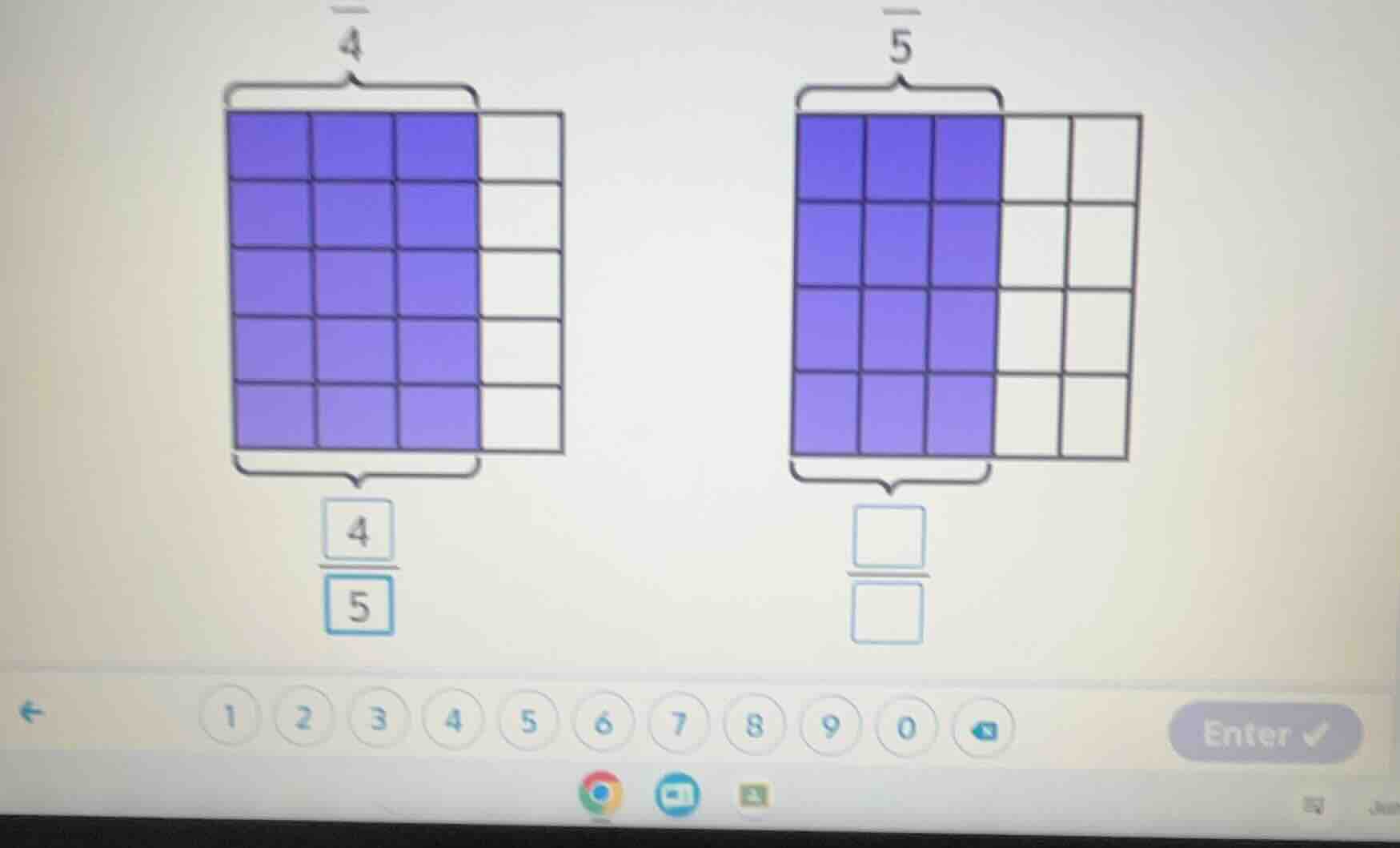 \\\\frac{\\box}{4}\\ \\\\frac{\\box}{5}\\ \\\\frac{4}{5}\\ \\\\frac{\\b…