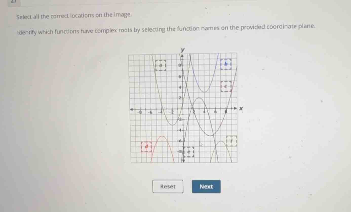 select all the correct locations on the image. identify which functions…