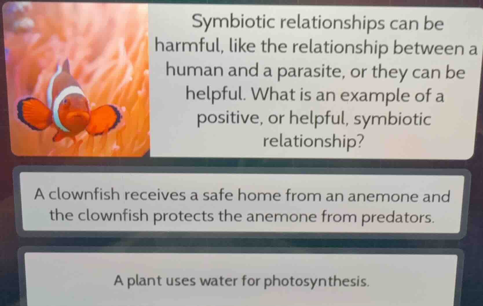symbiotic relationships can be harmful, like the relationship between a…