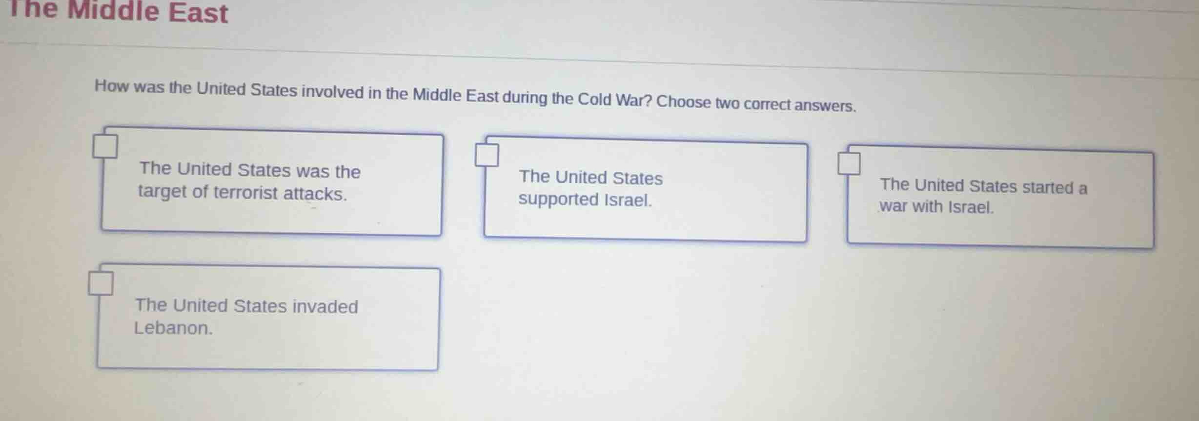 the middle east how was the united states involved in the middle east d…