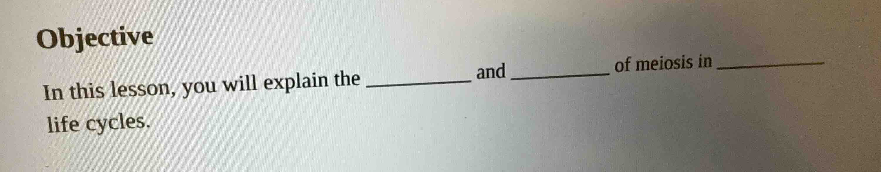 objective in this lesson, you will explain the ________ and ________ of…