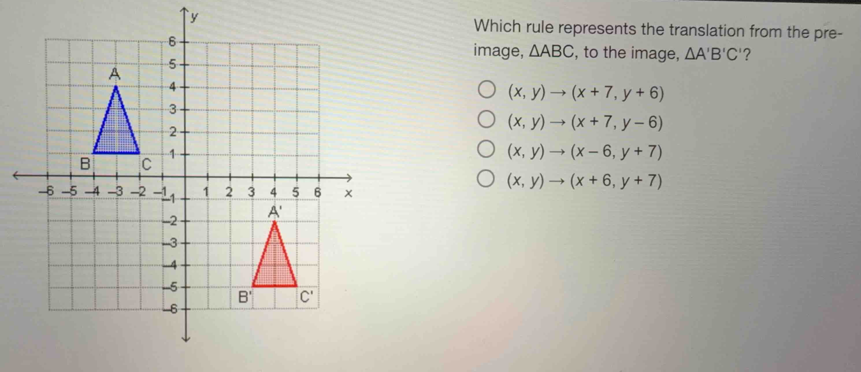 which rule represents the translation from the pre-image, \\(\\delta ab…