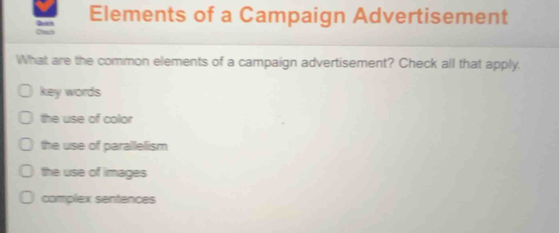 elements of a campaign advertisement what are the common elements of a …