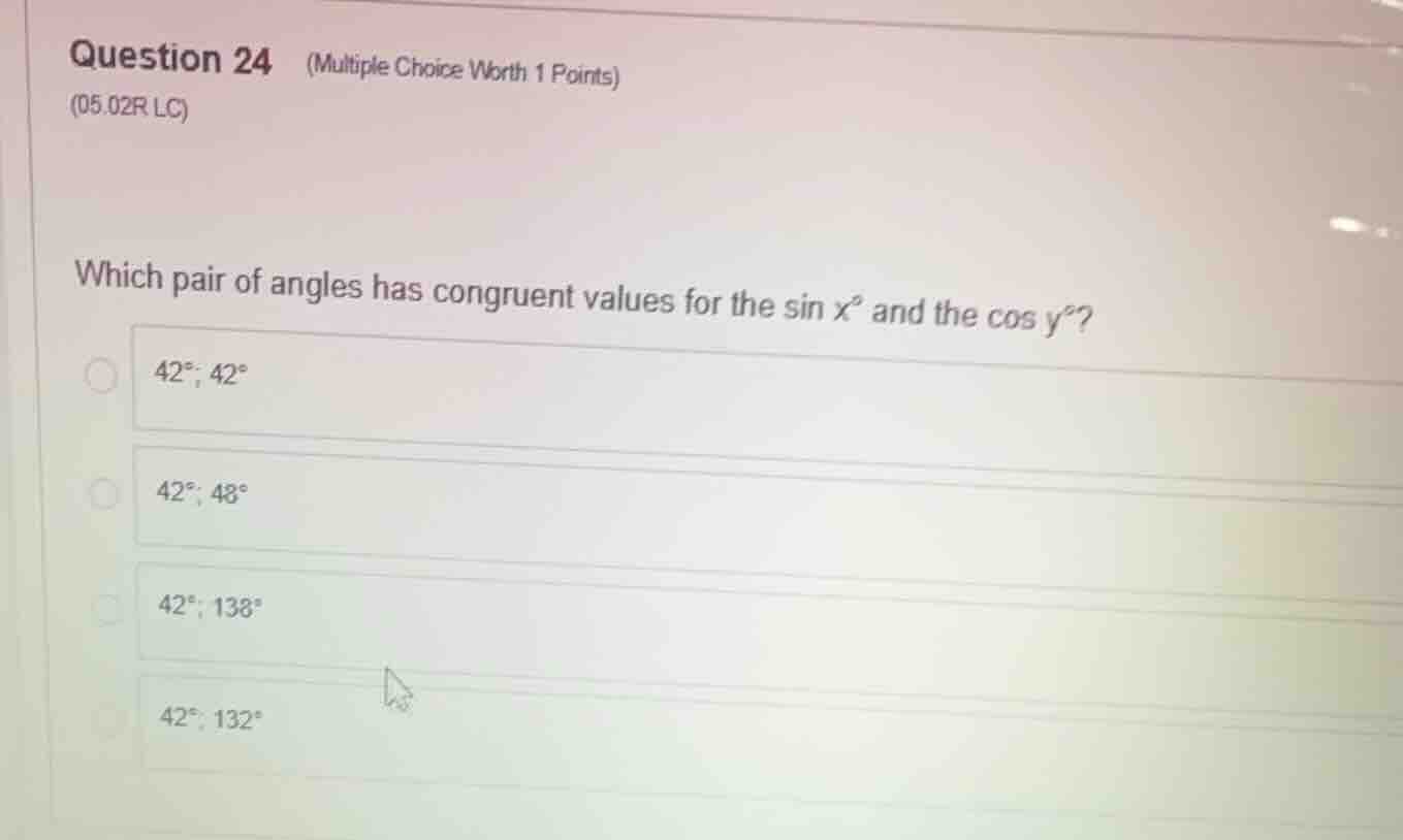 question 24 (multiple choice worth 1 points) (05.02r lc) which pair of …