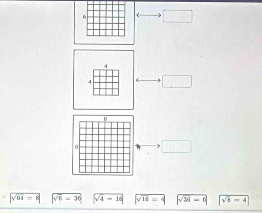 6 \\leftrightarrow \\square 4 4 \\leftrightarrow \\square 8 8 \\leftrig…