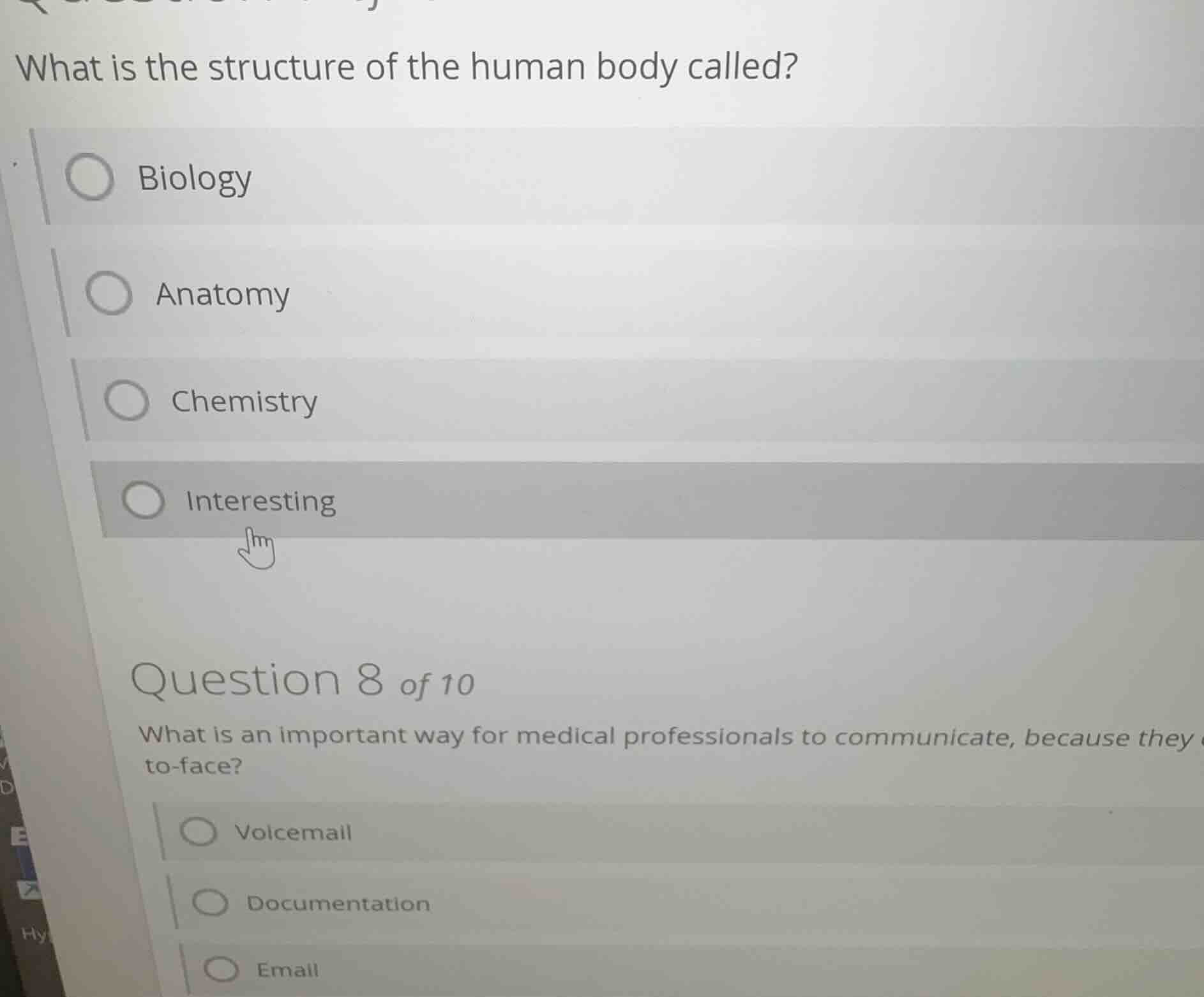 what is the structure of the human body called? biology anatomy chemist…