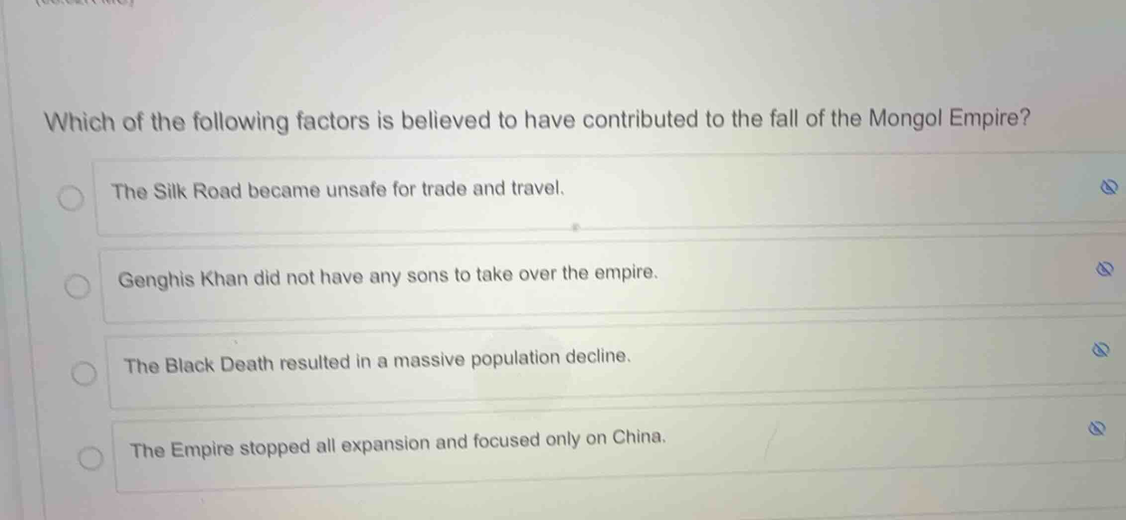 which of the following factors is believed to have contributed to the f…
