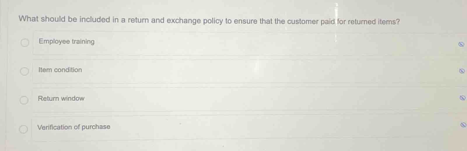what should be included in a return and exchange policy to ensure that …