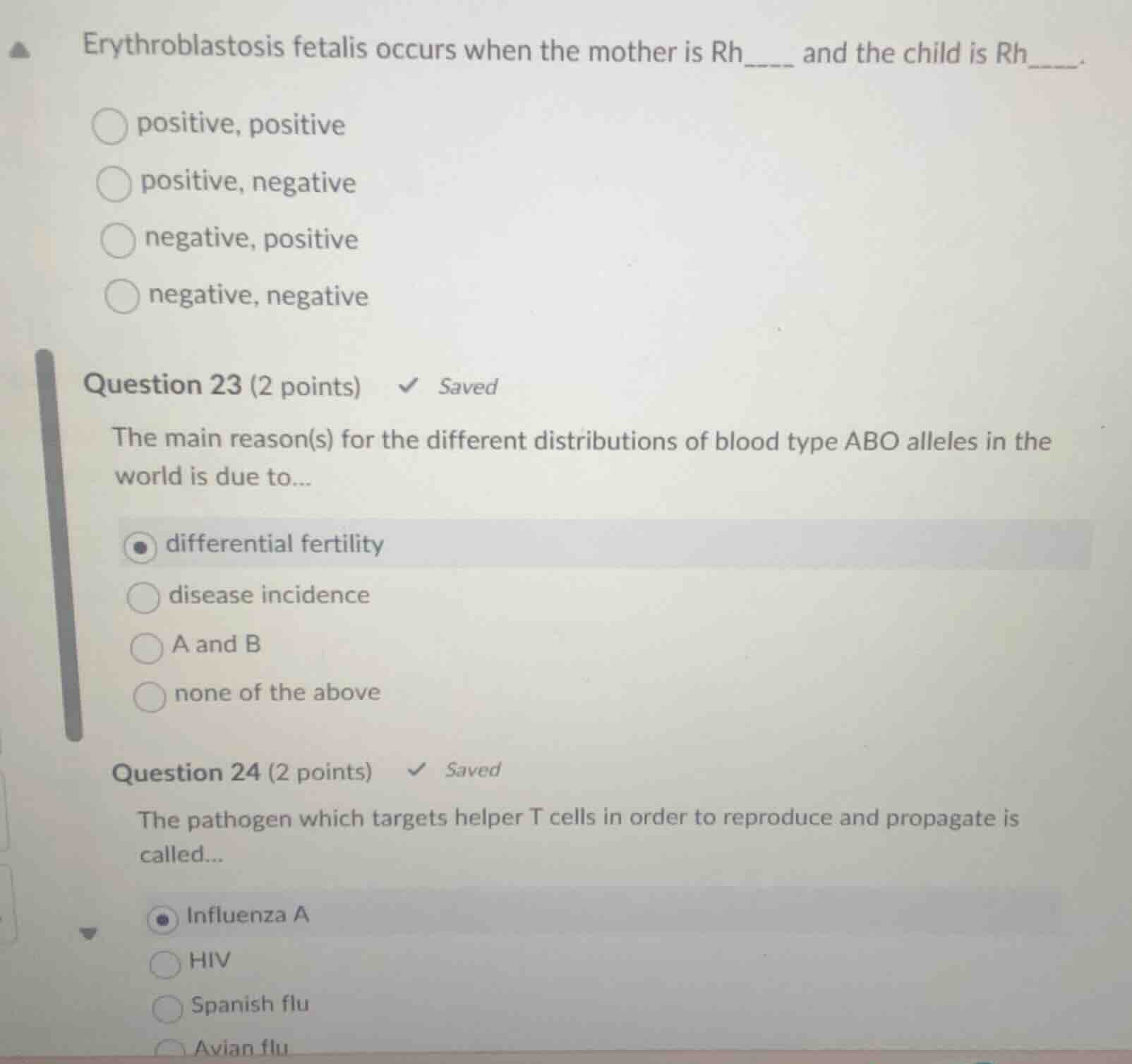 erythroblastosis fetalis occurs when the mother is rh___ and the child …