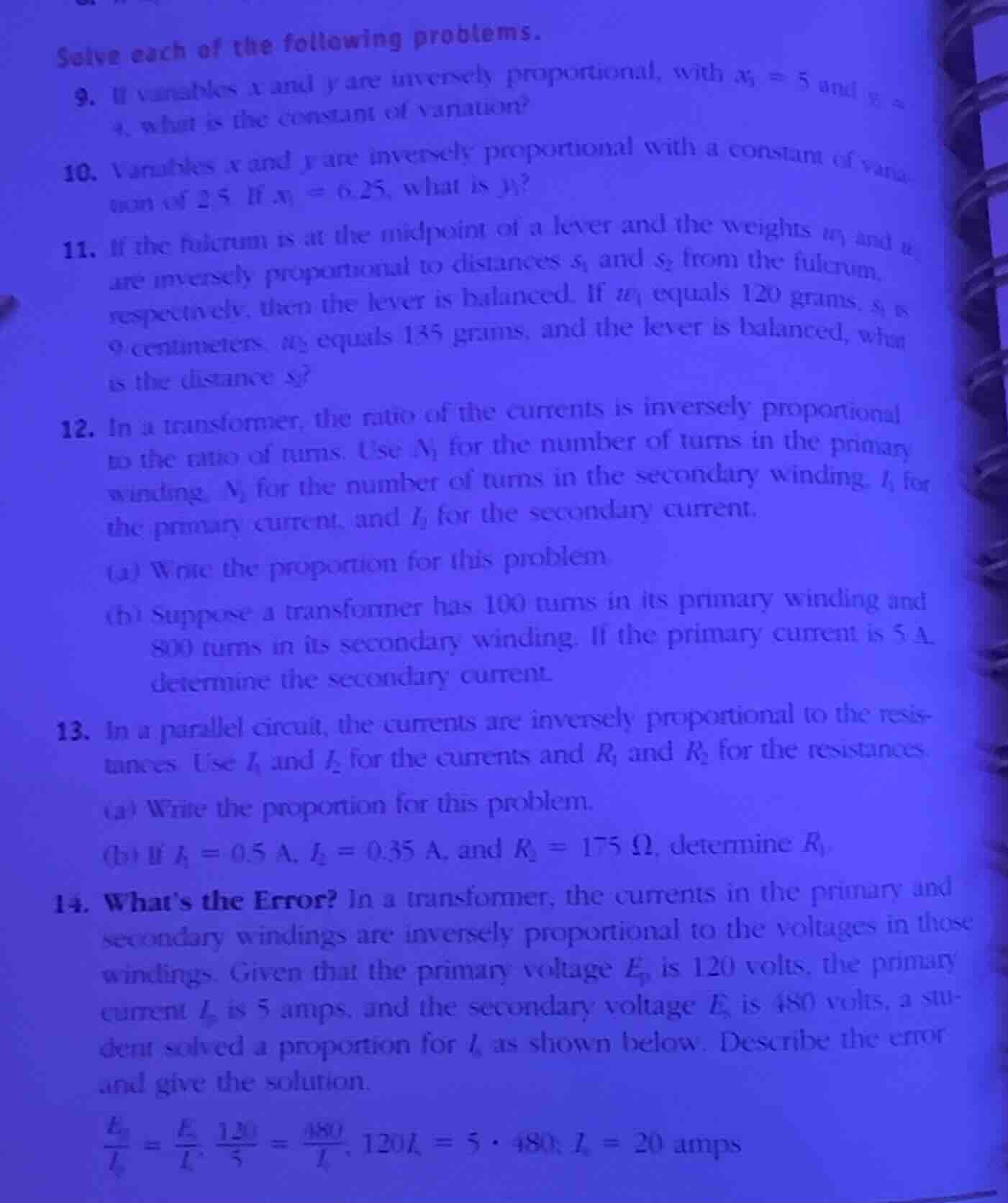 solve each of the following problems. 9. if variables \\(x\\) and \\(y\…