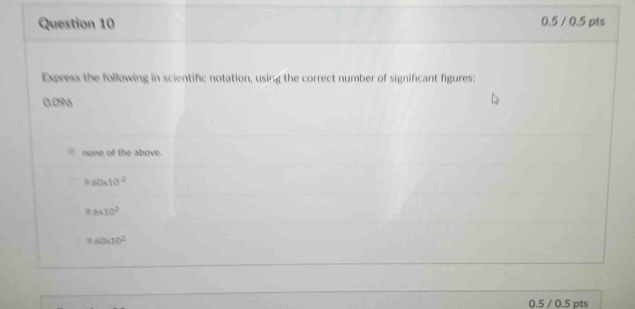 express the following in scientific notation, using the correct number …