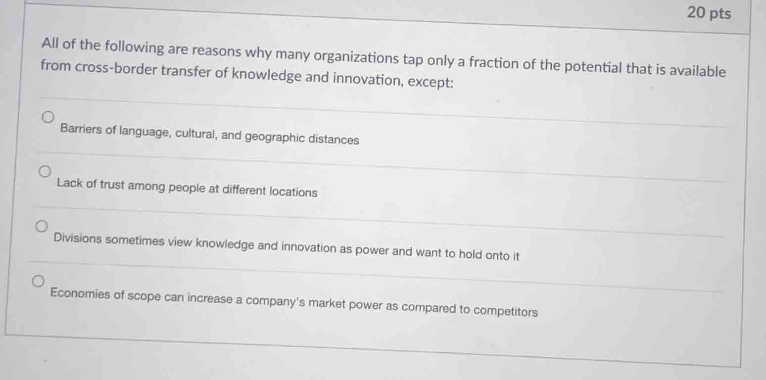all of the following are reasons why many organizations tap only a frac…
