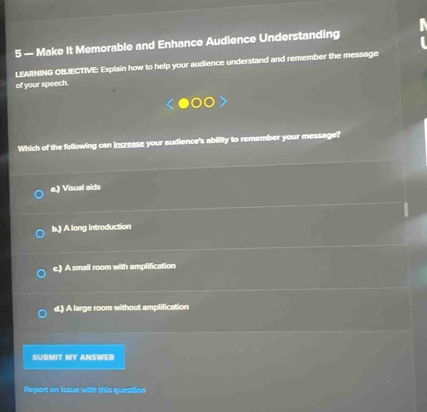 5 - make it memorable and enhance audience understanding learning objec…