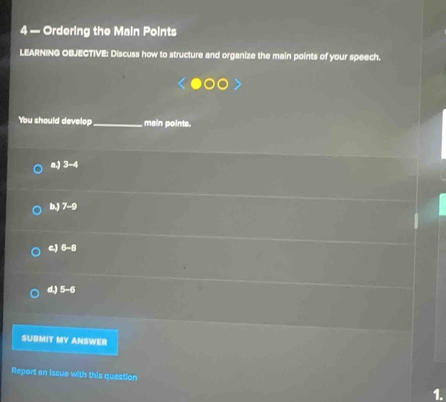 4 - ordering the main points learning objective: discuss how to structu…