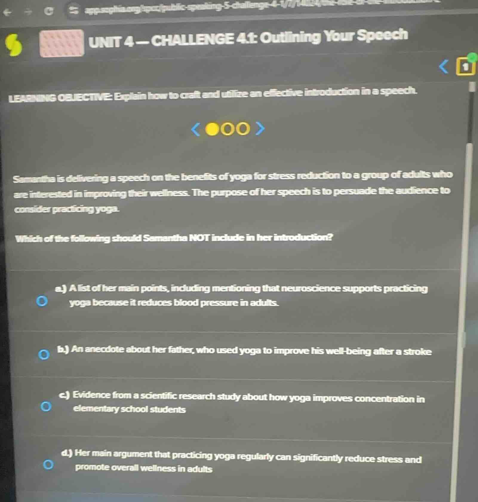 learning objective: explain how to craft and utilize an effective intro…