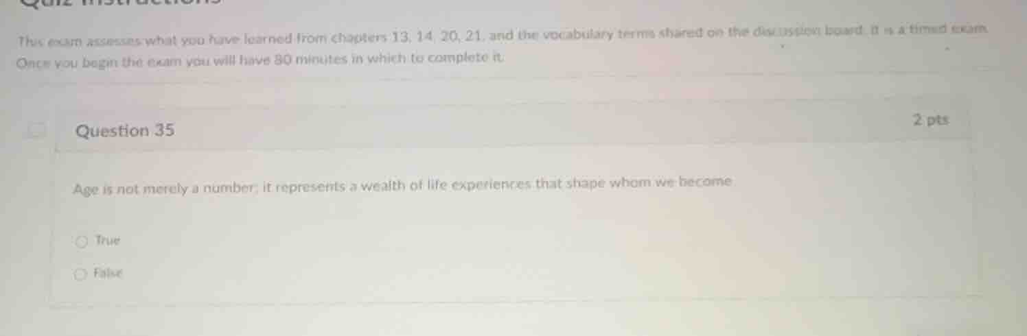 quiz instructions this exam assesses what you have learned from chapter…