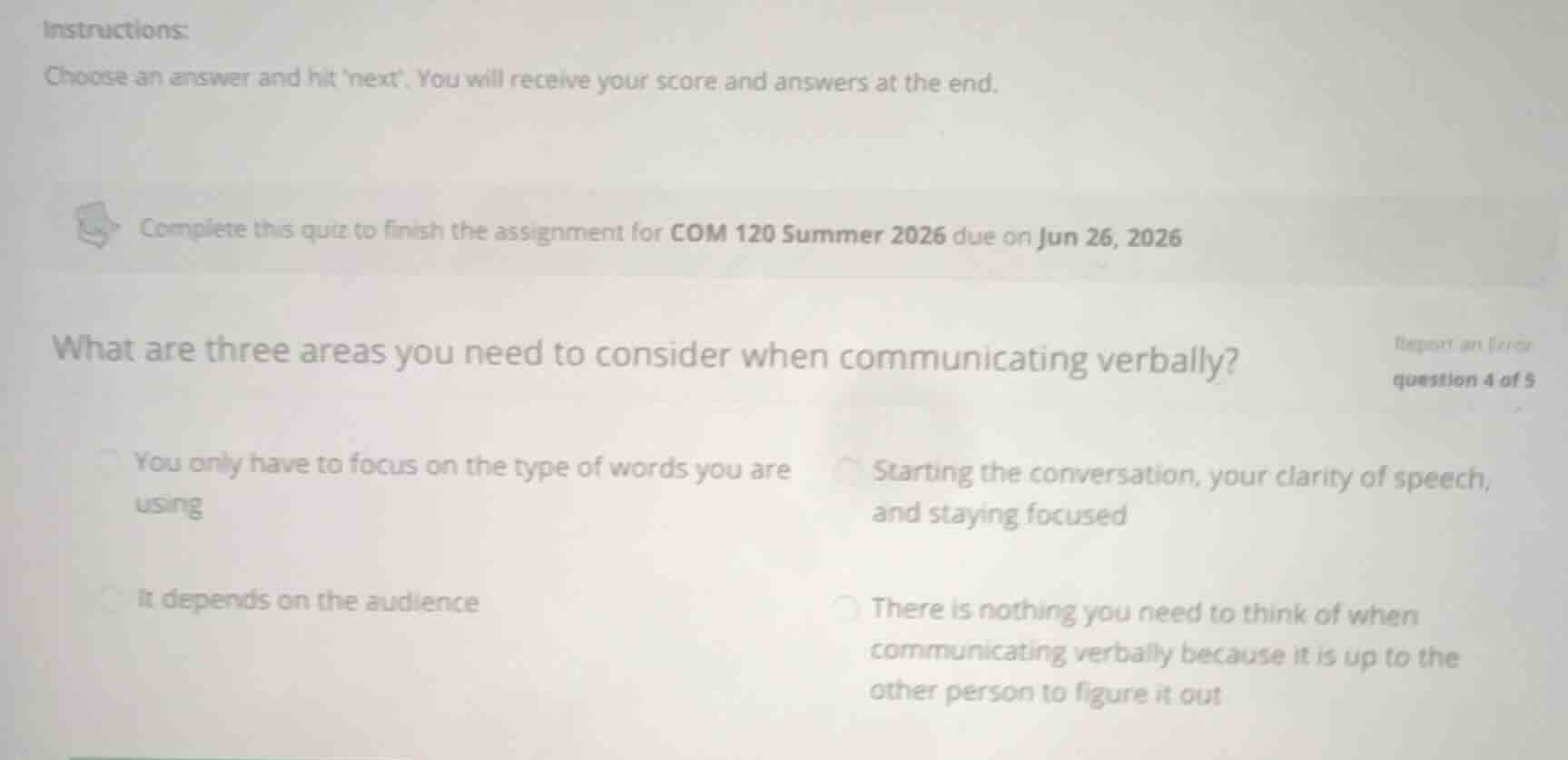 what are three areas you need to consider when communicating verbally? …