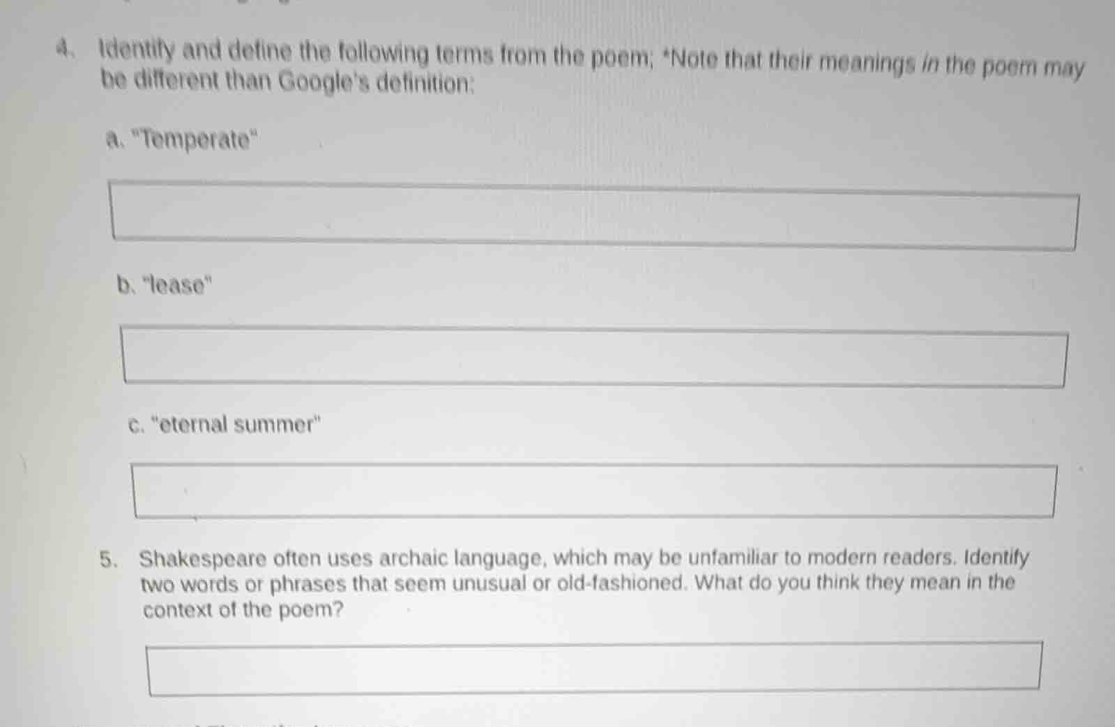 4. identify and define the following terms from the poem; *note that th…