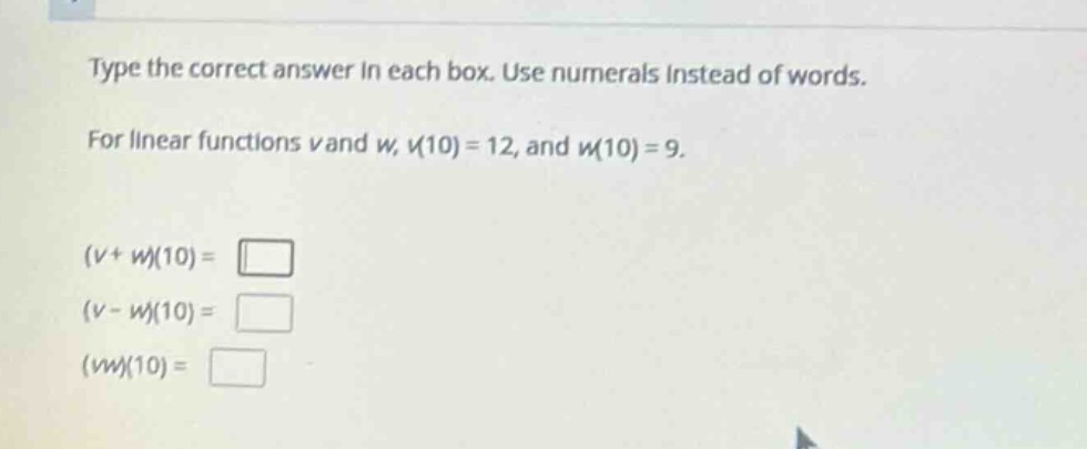type the correct answer in each box. use numerals instead of words. for…