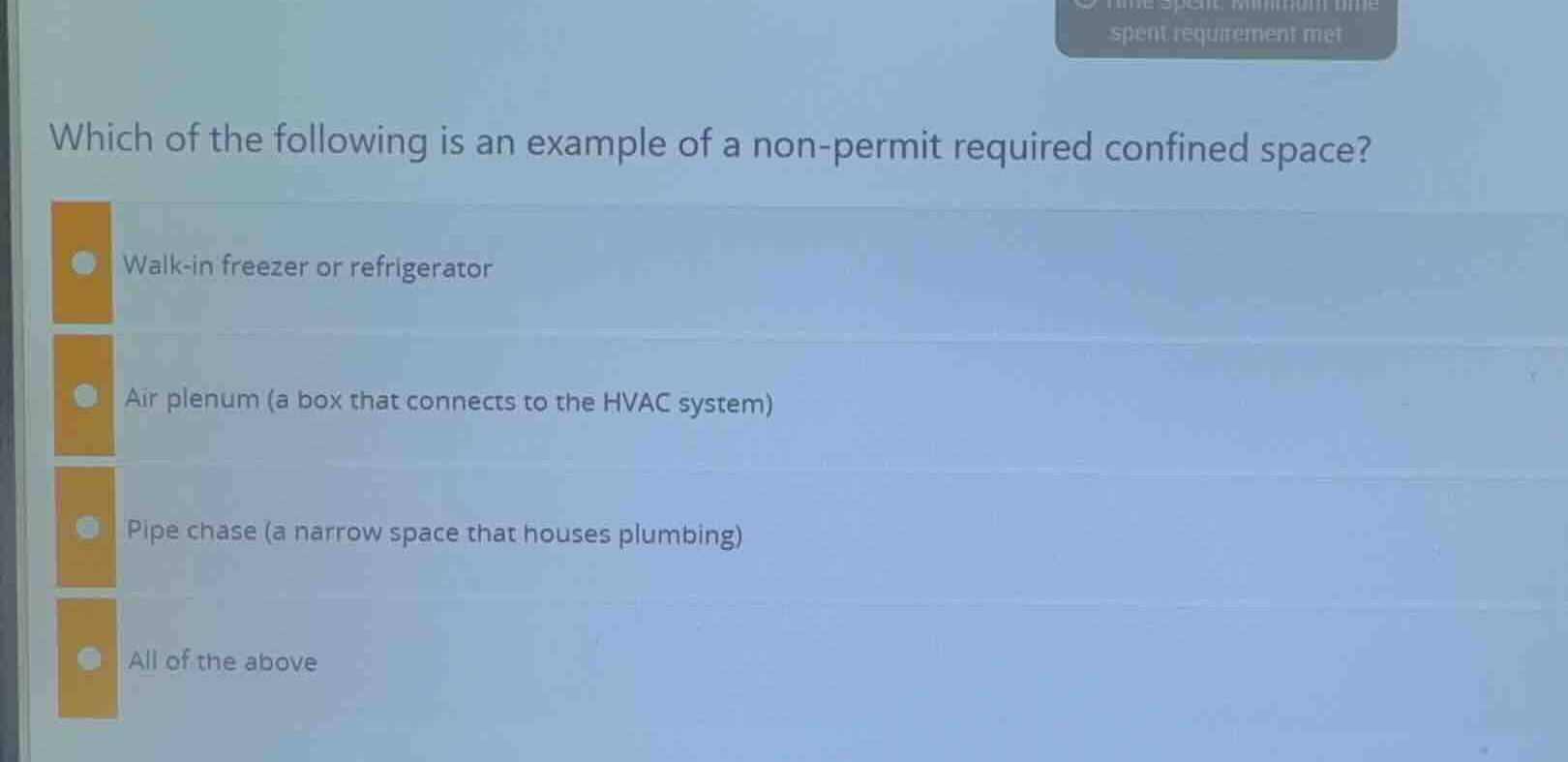 which of the following is an example of a non-permit required confined …