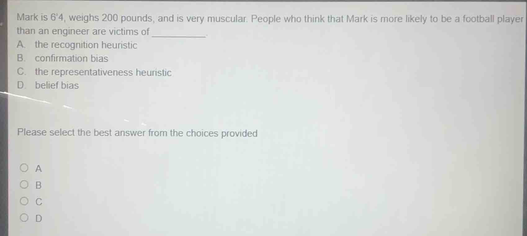 mark is 64, weighs 200 pounds, and is very muscular. people who think t…