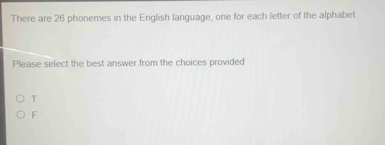 there are 26 phonemes in the english language, one for each letter of t…