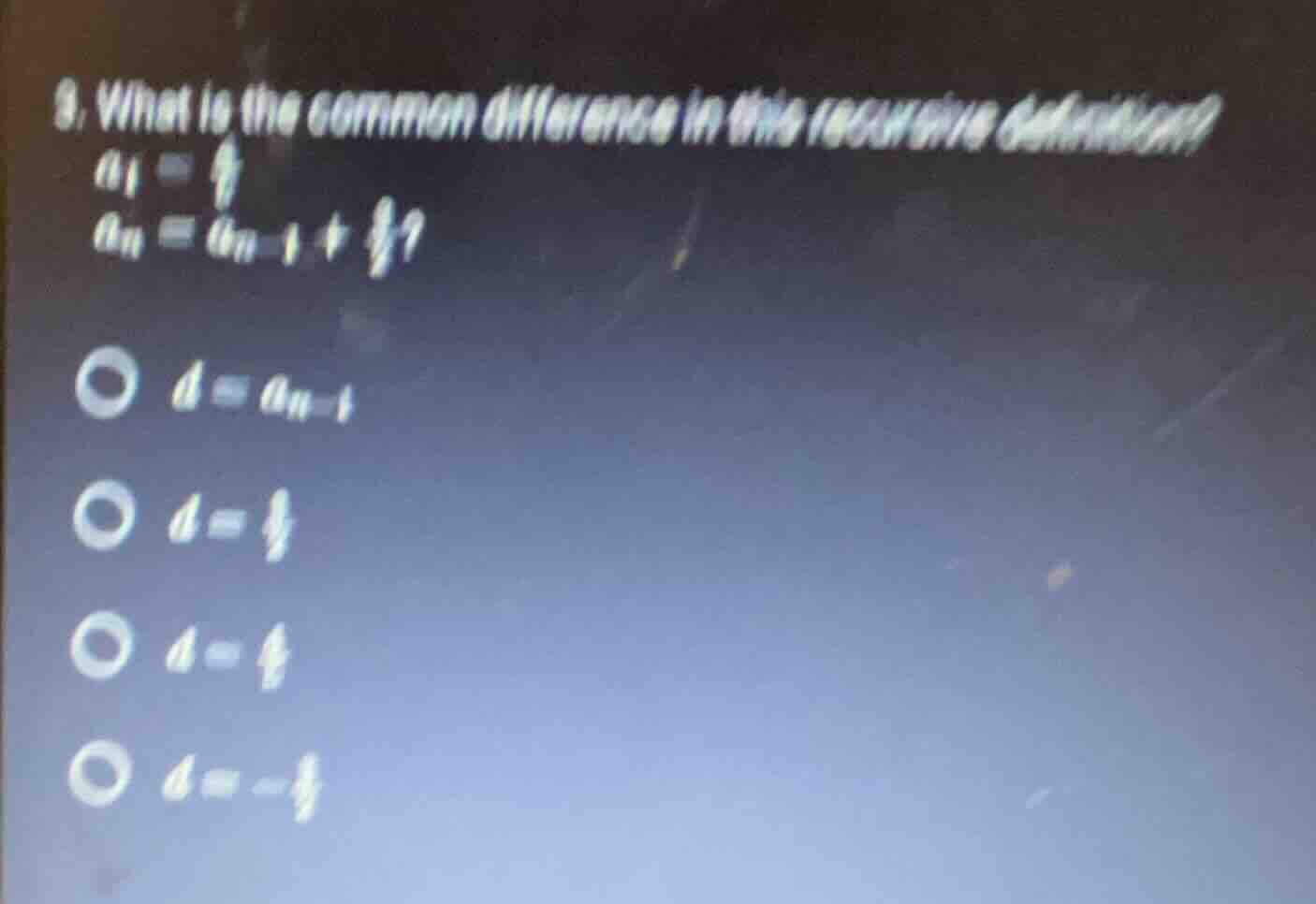 9. what is the common difference in this recursive definition? \\(a_1 =…