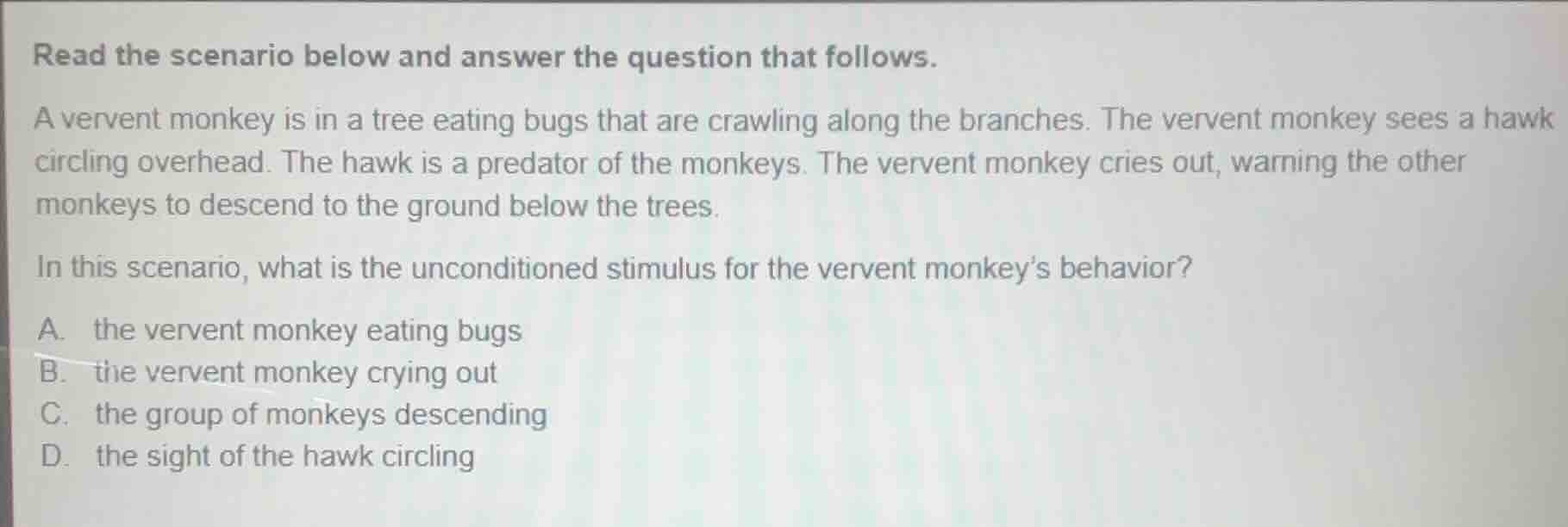 read the scenario below and answer the question that follows. a vervent…