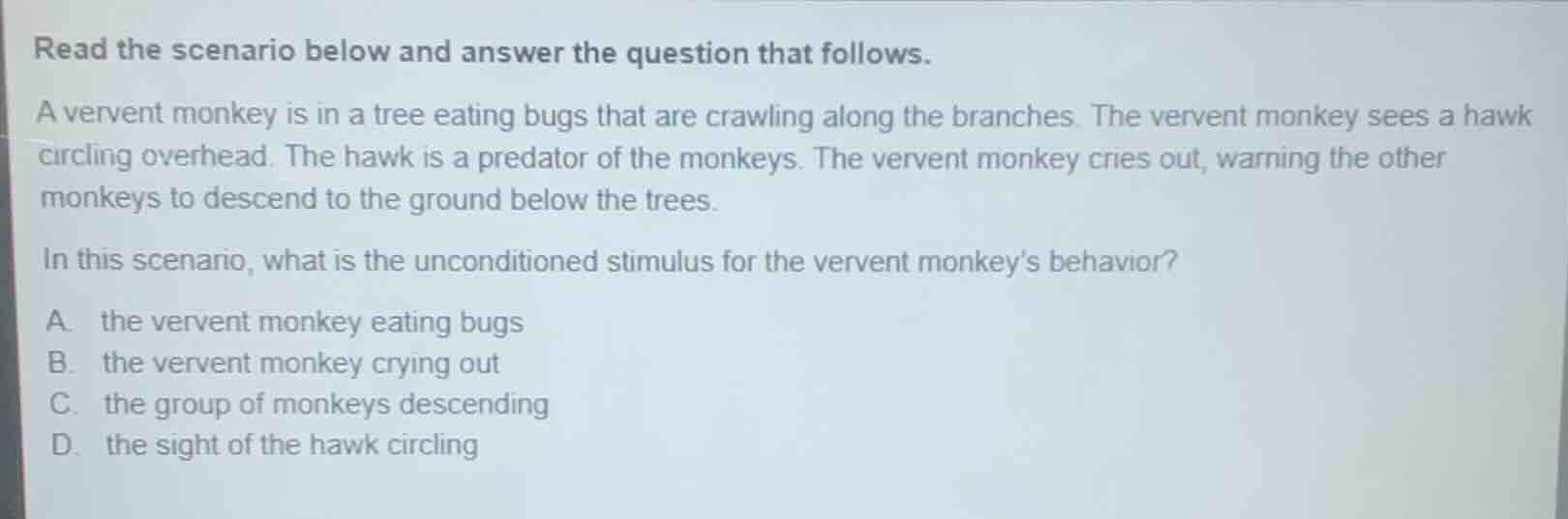 read the scenario below and answer the question that follows. a vervent…
