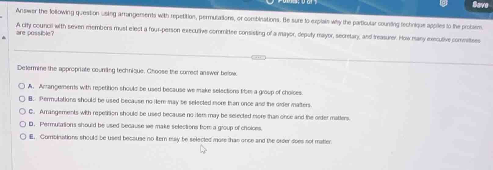 answer the following question using arrangements with repetition, permu…