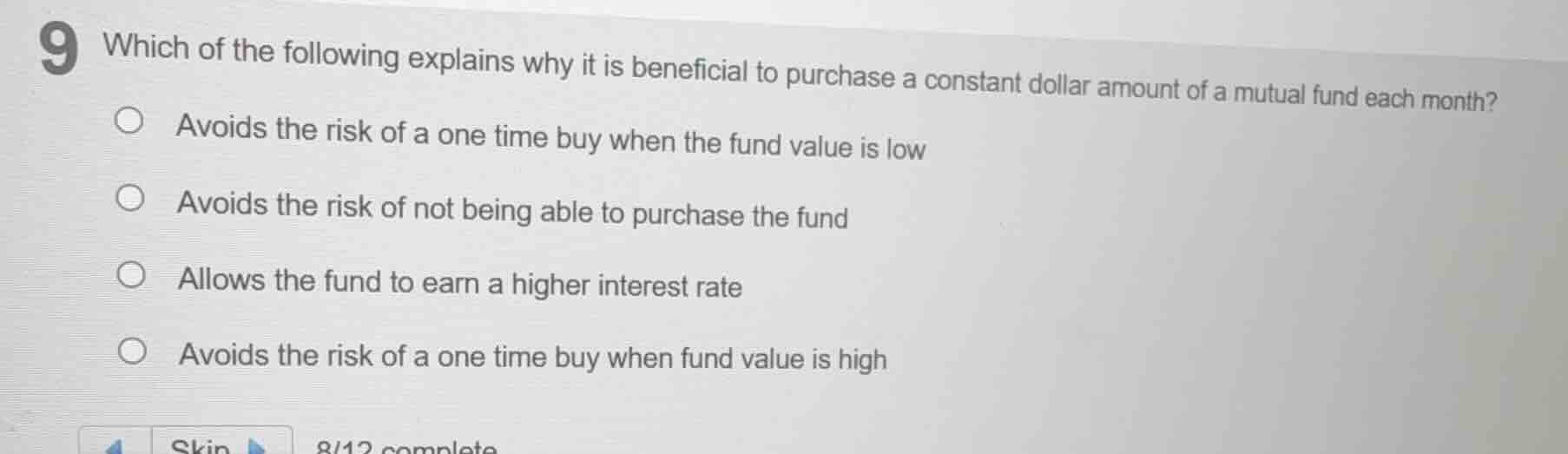 9 which of the following explains why it is beneficial to purchase a co…
