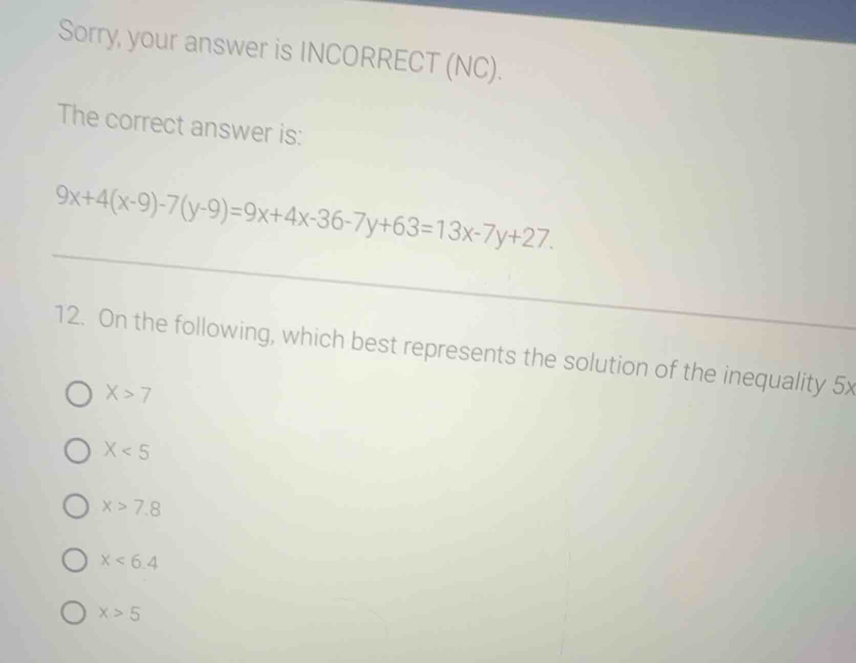 Question was provided via image upload.