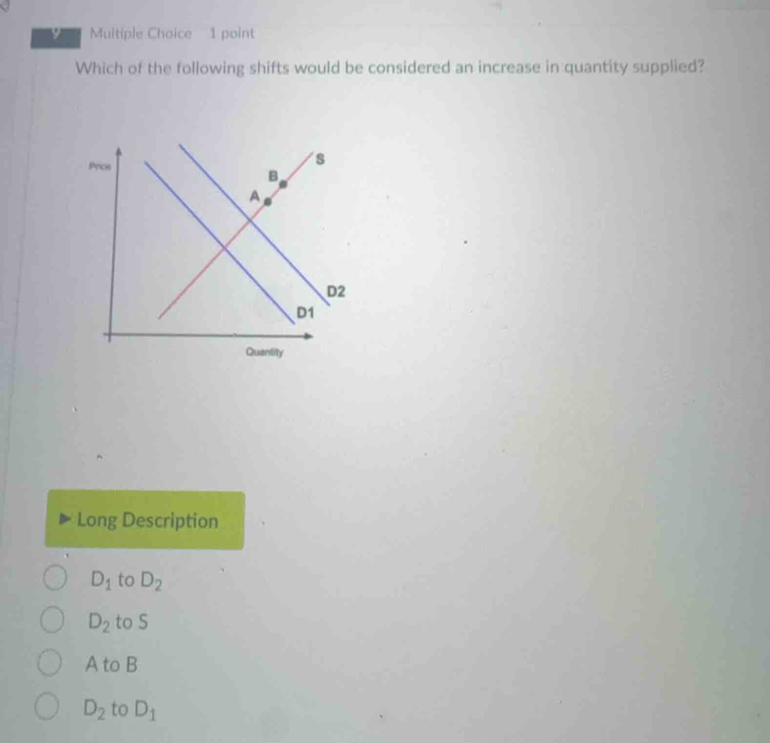 which of the following shifts would be considered an increase in quanti…