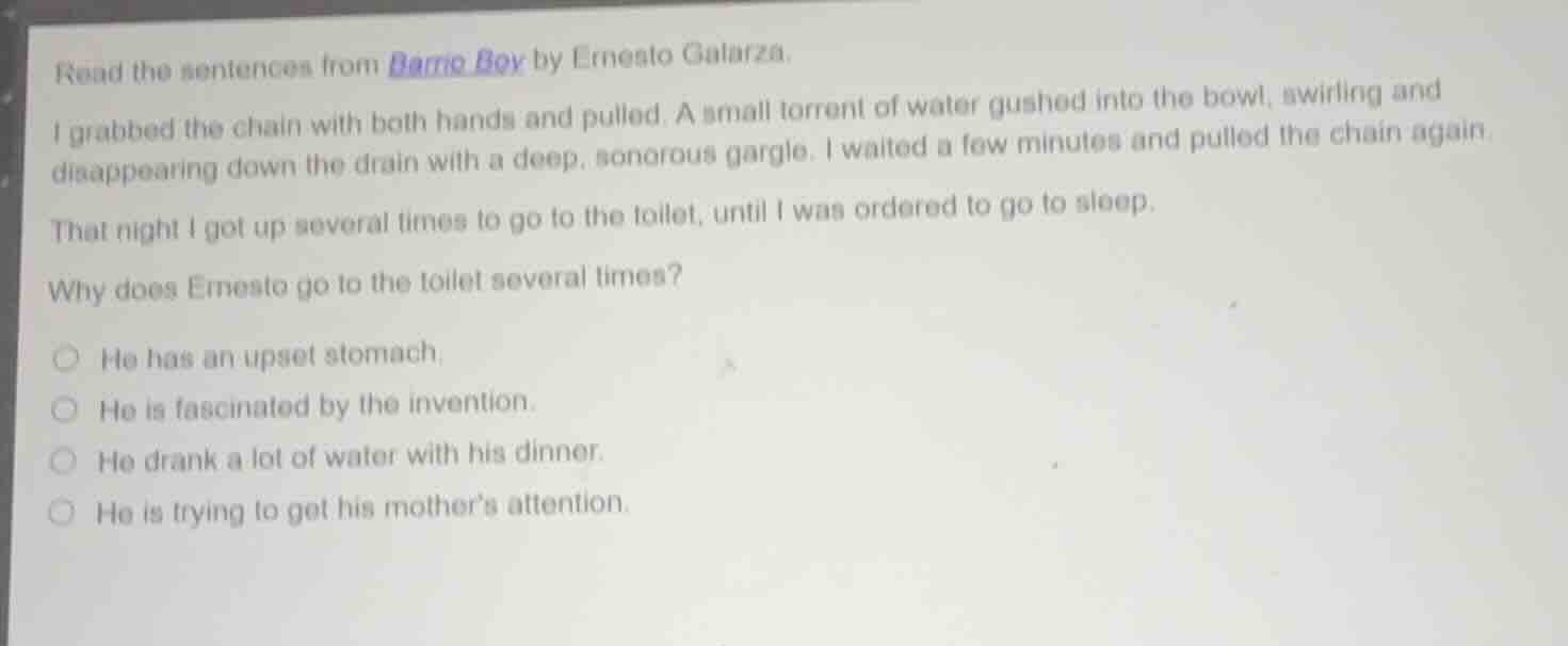 read the sentences from barrio boy by ernesto galarza. i grabbed the ch…