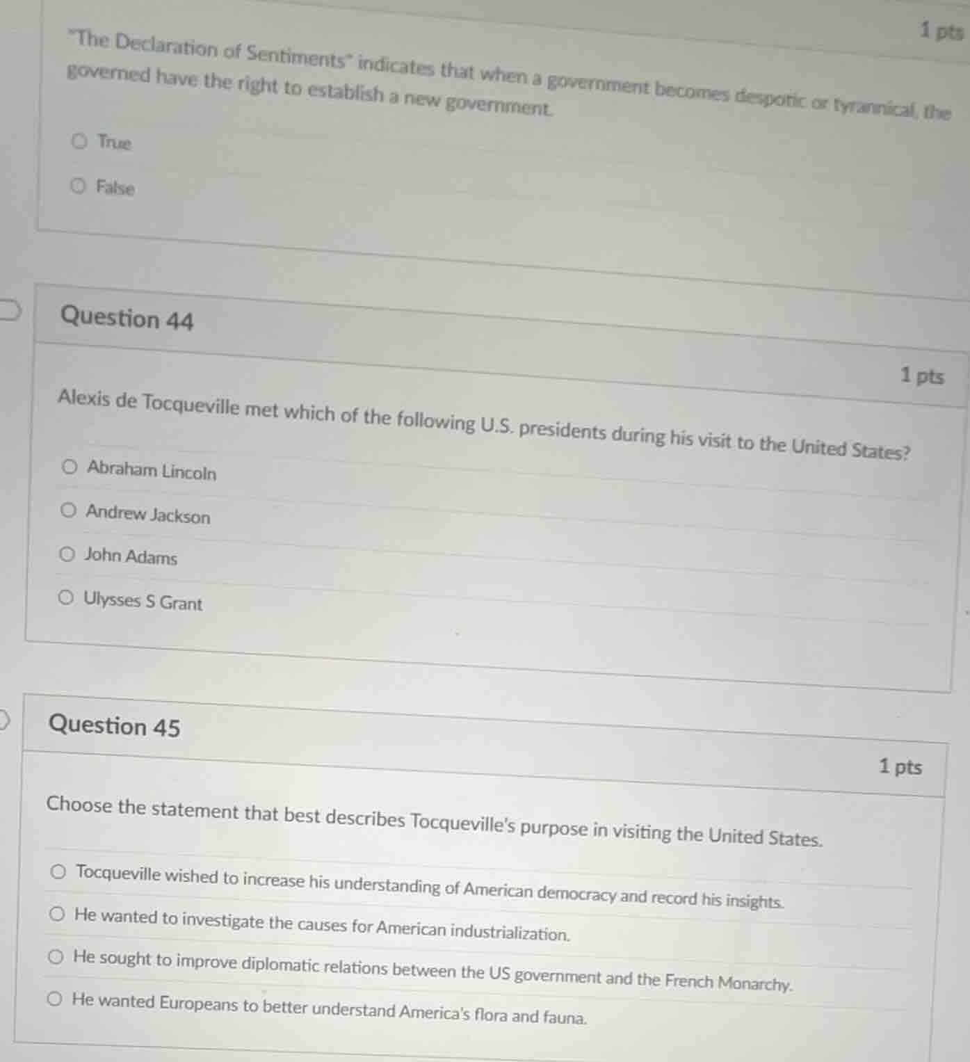 \the declaration of sentiments\ indicates that when a government become…