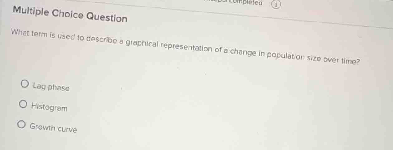 multiple choice question what term is used to describe a graphical repr…