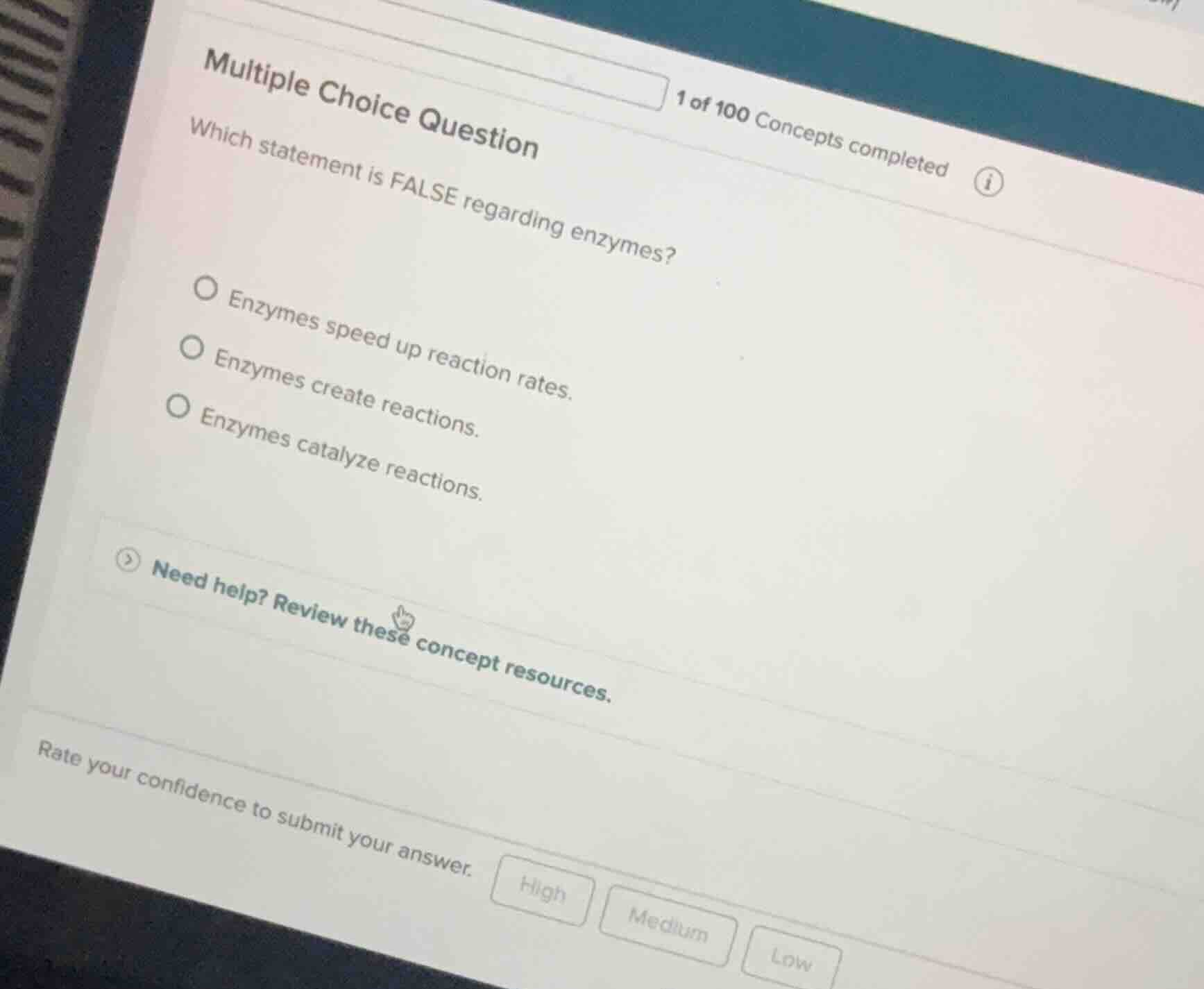 multiple choice question which statement is false regarding enzymes? - …