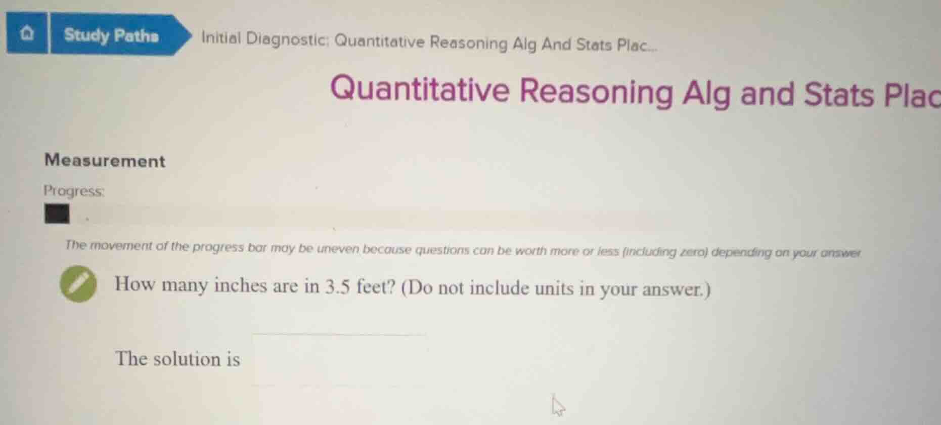 how many inches are in 3.5 feet? (do not include units in your answer.)…