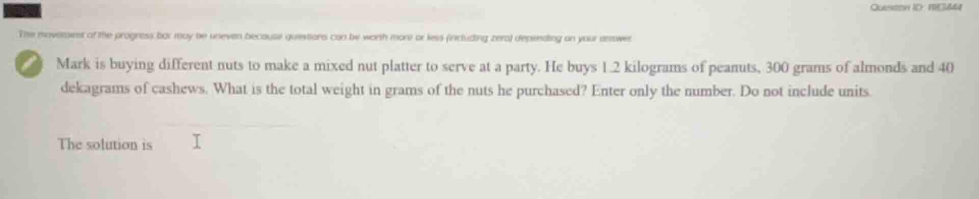 mark is buying different nuts to make a mixed nut platter to serve at a…