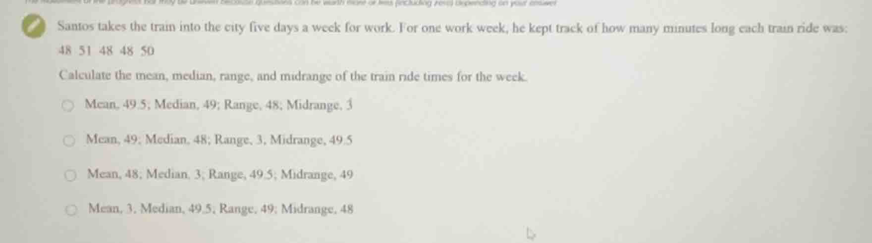 santos takes the train into the city five days a week for work. for one…