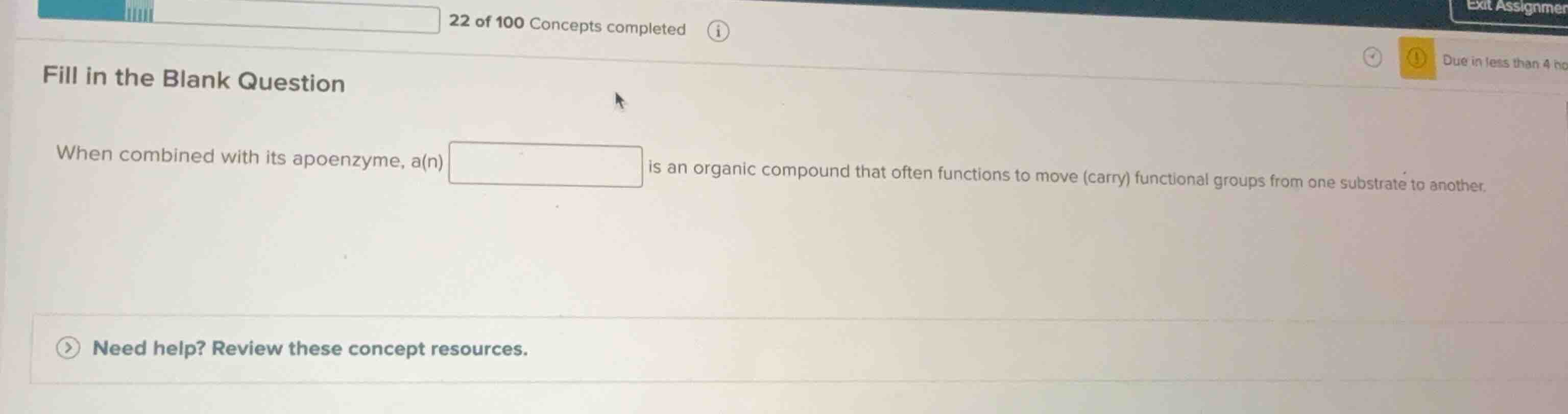 fill in the blank question when combined with its apoenzyme, a(n) blank…