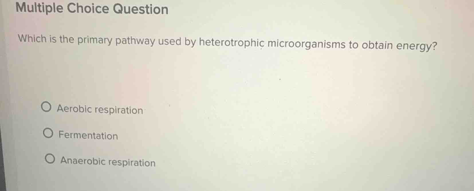 multiple choice question which is the primary pathway used by heterotro…