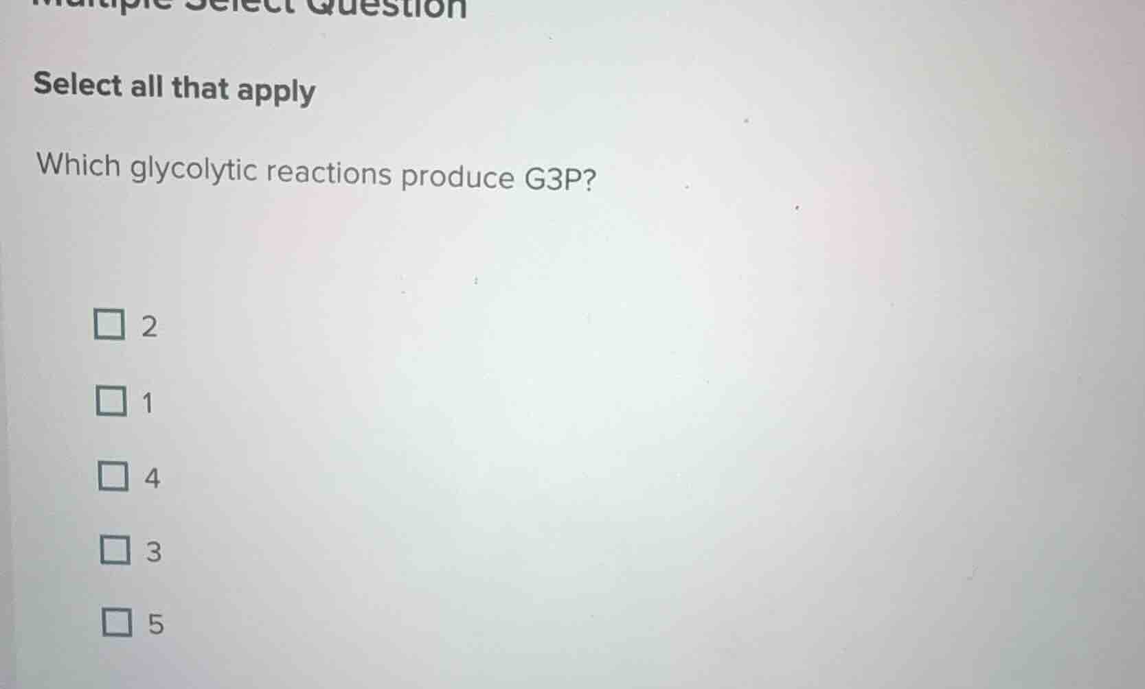 multiple select question select all that apply which glycolytic reactio…
