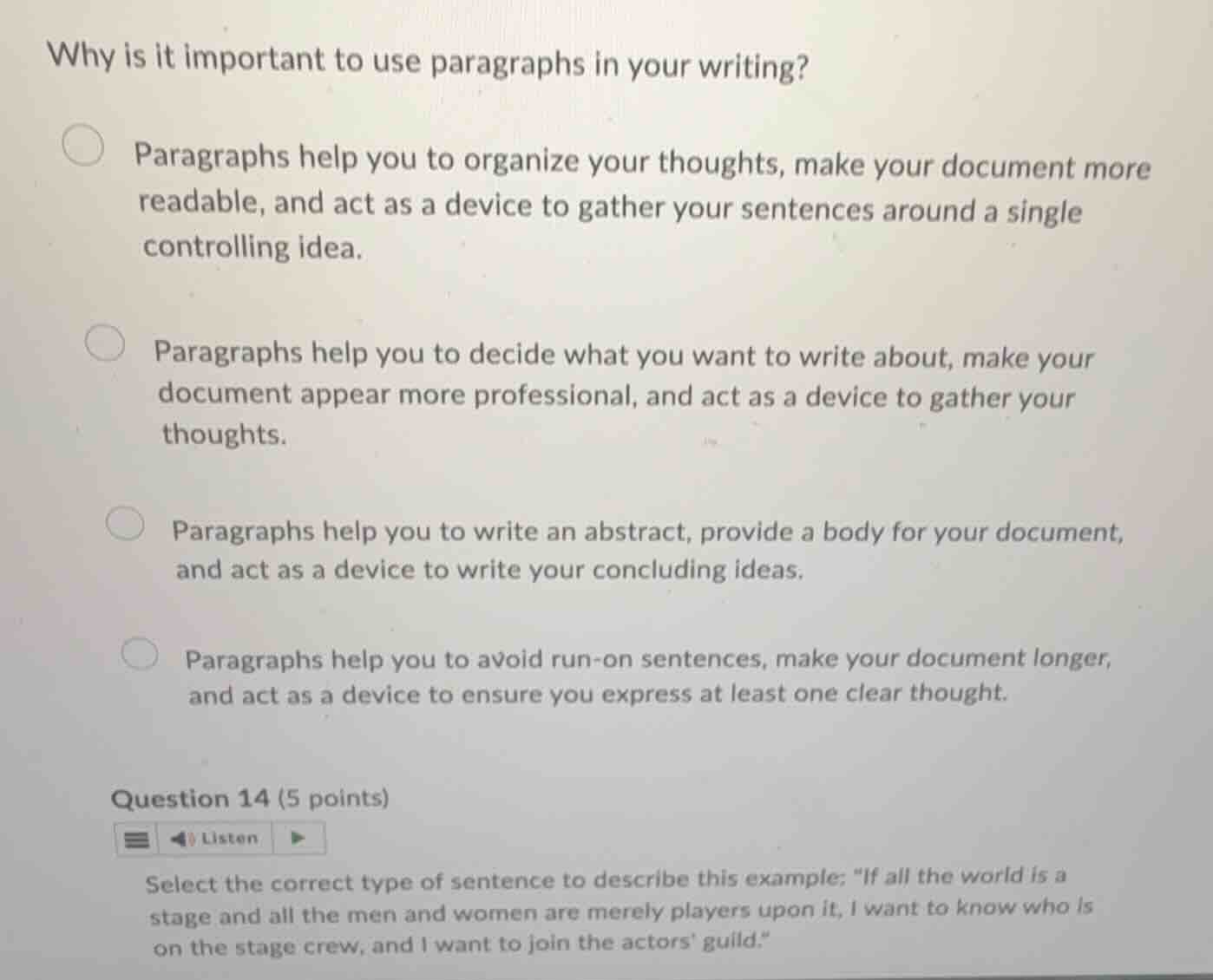 why is it important to use paragraphs in your writing? paragraphs help …