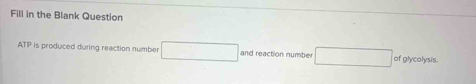 fill in the blank question atp is produced during reaction number blank…