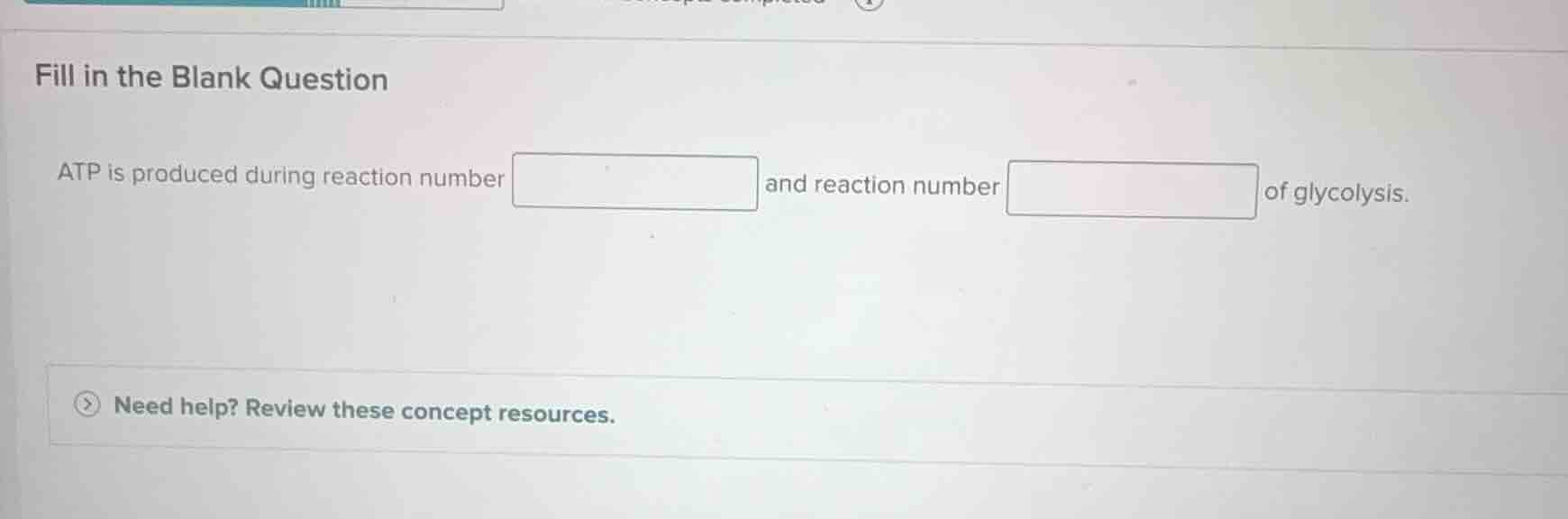 fill in the blank question atp is produced during reaction number and r…