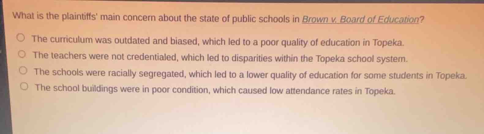 what is the plaintiffs main concern about the state of public schools i…