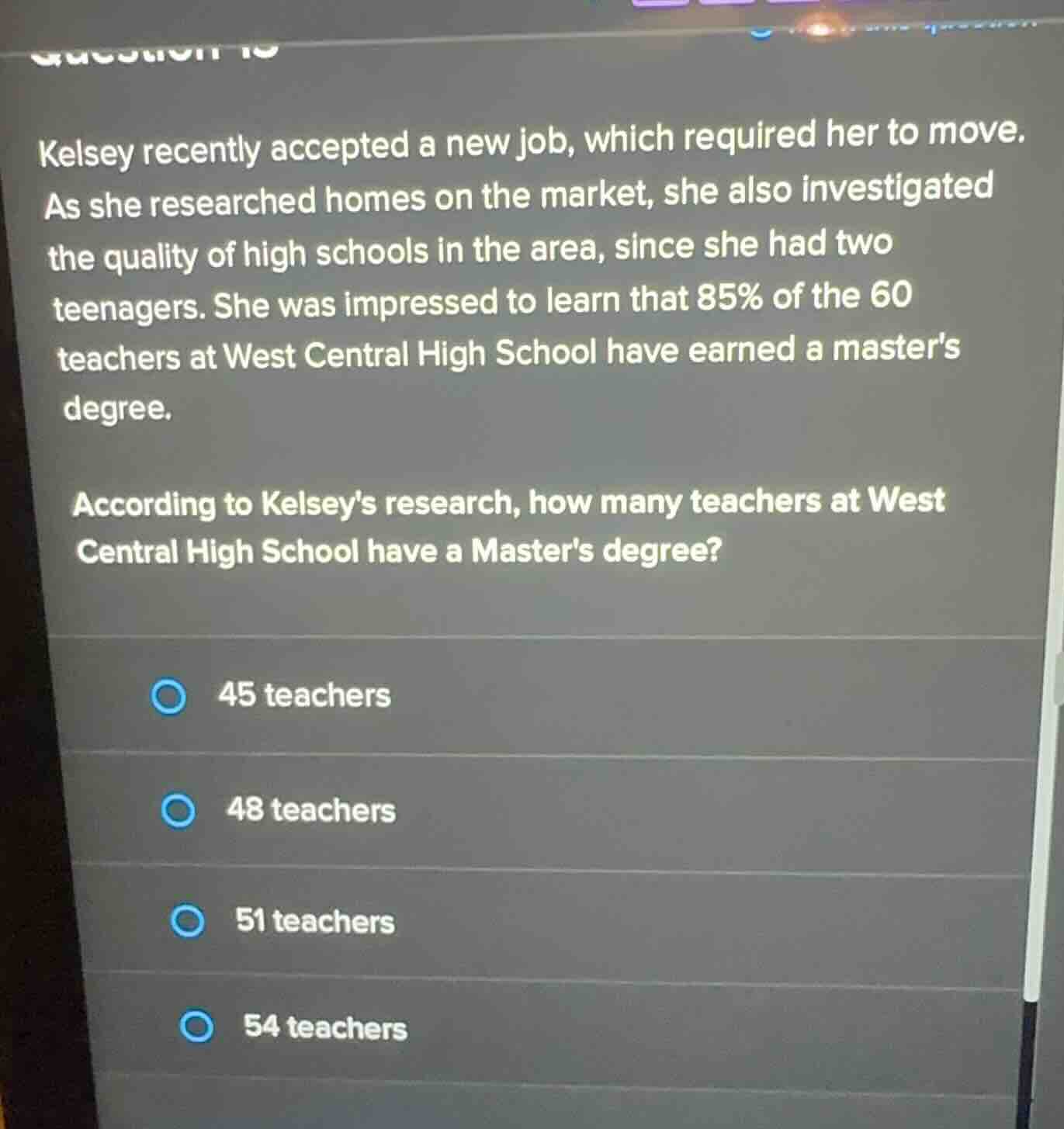 kelsey recently accepted a new job, which required her to move. as she …