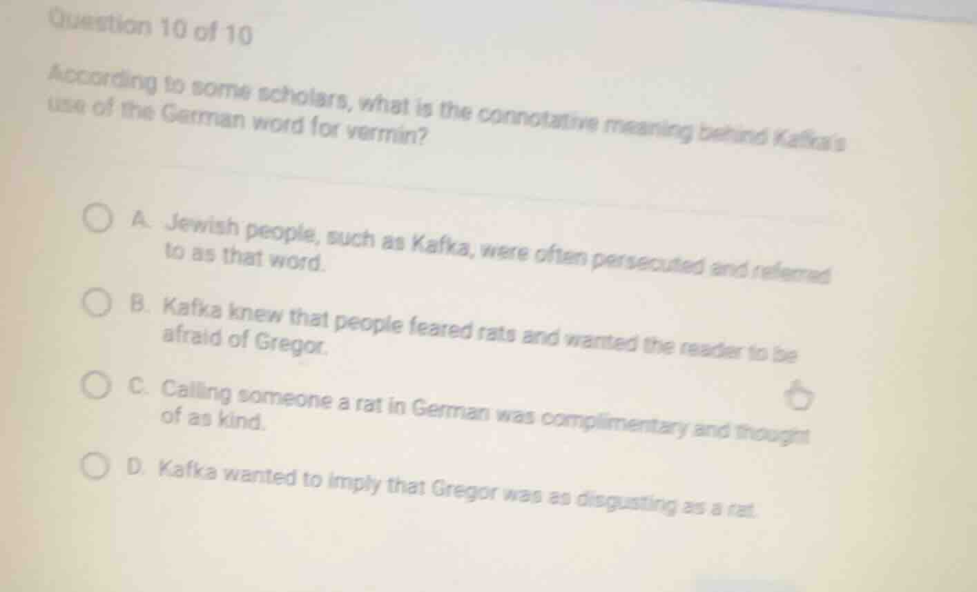 question 10 of 10 according to some scholars, what is the connotative m…