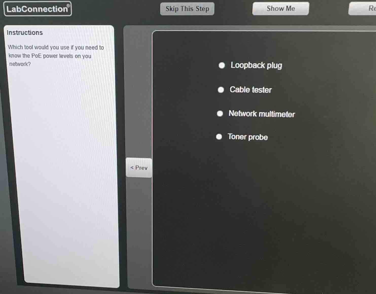instructions which tool would you use if you need to know the poe power…